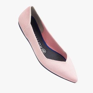 Rothy's Pink Pointed Flats